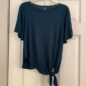 LOFT Blue/Green blouse